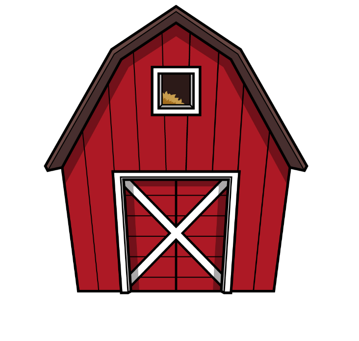 How to draw a barn